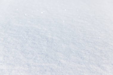 Kar dokusu arka planda yakın plan. Seçici odaklanma. Doğa.
