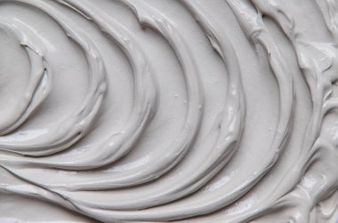 Çamur deseni vücut ve yüz için spa maskesi. Seçici odaklanma. Doğa.