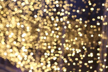 Soyut bokeh arkaplan altın rengi