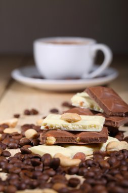  Çikolata ve kahve dondurma ile 