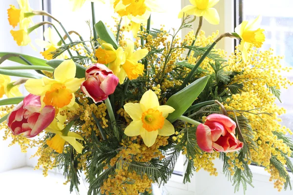 Bouquet from spring colours — Stock Photo, Image