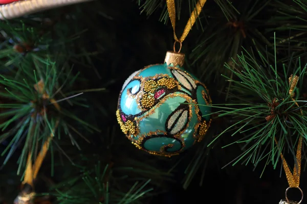 Decoraciones del árbol de Navidad — Foto de Stock