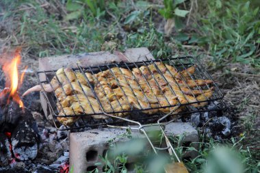 Tavuk kızartma, beyaz bir plat tavuk kızartma