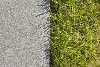 Yarım çim yarım beton