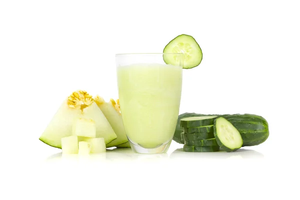Meloun a okurka nápoj — Stock fotografie