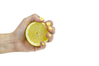 Limon sarı çivi ile