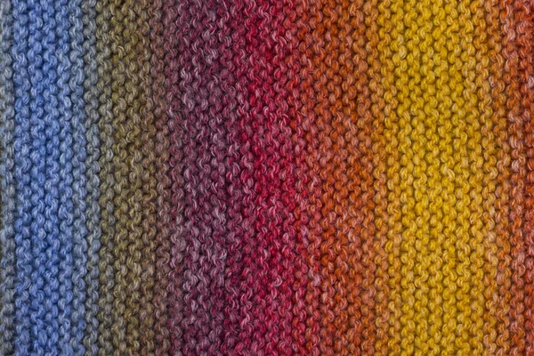 Colorful wool knitting — Stock Photo, Image