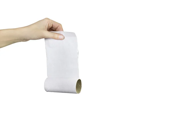 Kein Toilettenpapier mehr — Stockfoto