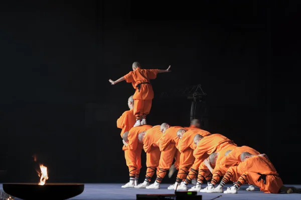 Montrer les pouvoirs mystiques des moines Shaolin de Chine — Photo