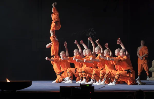 Δείχνουν τις μυστικιστικές δυνάμεις των Shaolin μοναχών της Κίνας — Φωτογραφία Αρχείου