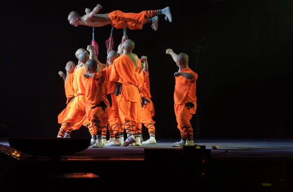 Mostrar os poderes místicos dos monges Shaolin da China — Fotografia de Stock