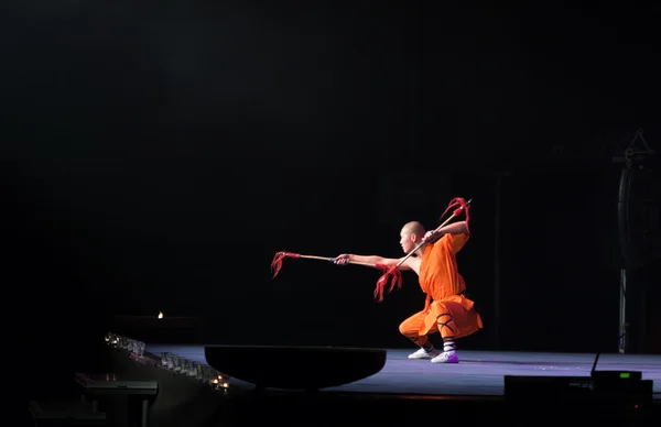 Mostrar os poderes místicos dos monges Shaolin da China — Fotografia de Stock