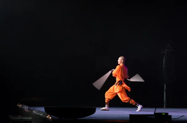 Mostrar os poderes místicos dos monges Shaolin da China — Fotografia de Stock