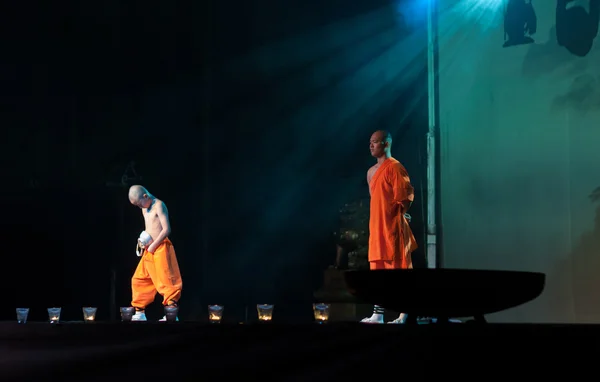 Δείχνουν τις μυστικιστικές δυνάμεις των Shaolin μοναχών της Κίνας — Φωτογραφία Αρχείου