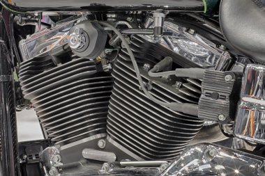 Ayrıntılı hava soğutmalı motor motosiklet 