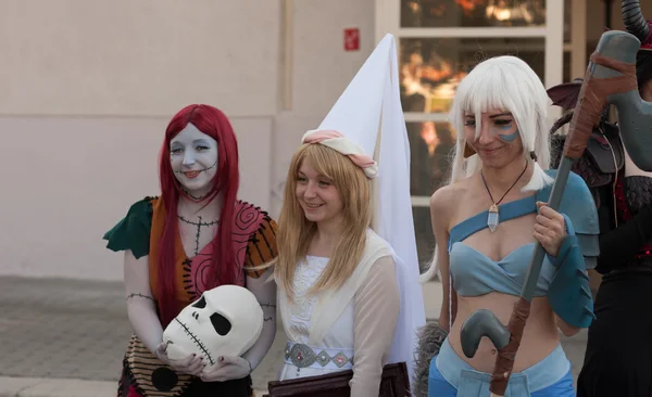 Grupo de cosplayers posa en Animefest —  Fotos de Stock