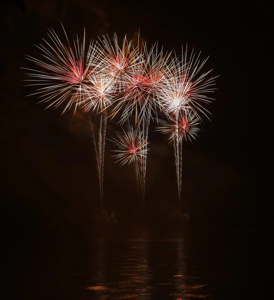 Fireworks - Ignis Brunensis in Czech republic in Brno 11.6.2014 — Stock Photo, Image