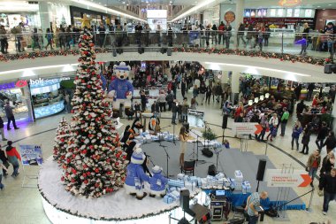 Brno, Çek Cumhuriyeti-Aralık 14, 2014:Christmas dekorasyon