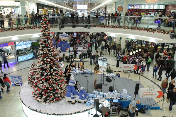 Brno, República Checa-Dezembro 14,2014: Decorações de Natal — Fotografia de Stock