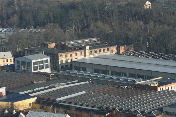 Photo of abandoned textile  factory — Stock Photo, Image