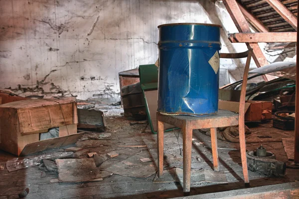 Barrel with toxic waste — Stock Photo, Image