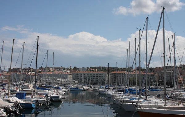 Área do porto marítimo turístico de Trieste — Fotografia de Stock