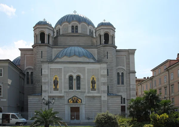 Aziz Spiridon Kilisesi Trieste, İtalya — Stok fotoğraf