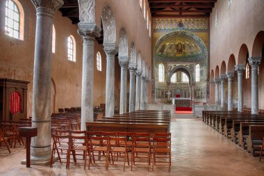 Antik Euphrasian Bazilikası Porec iç