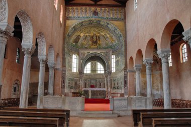Antik Euphrasian Bazilikası Porec iç