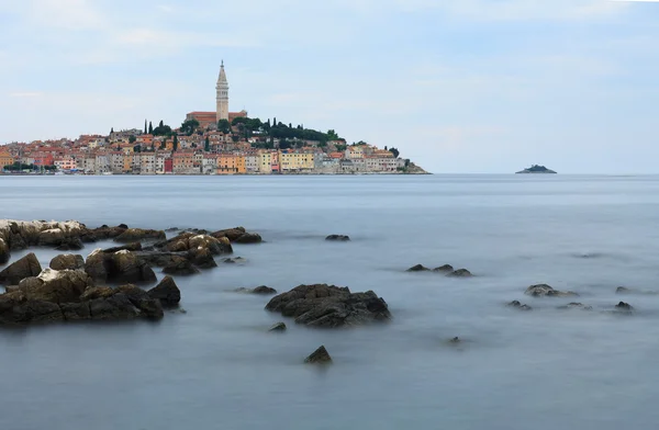 Altstadt Rovinj im Sommertag in Kroatien — Stockfoto