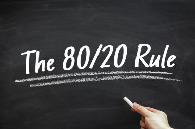 The 80 20 Rule clipart