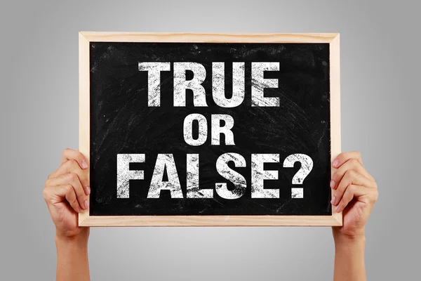 True Or False — Stock Photo, Image