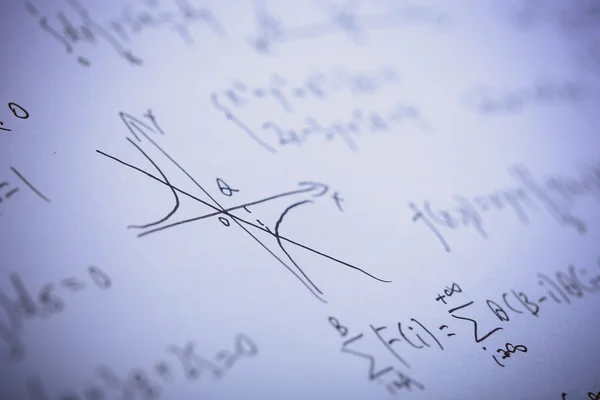Складні математичні формули — стокове фото