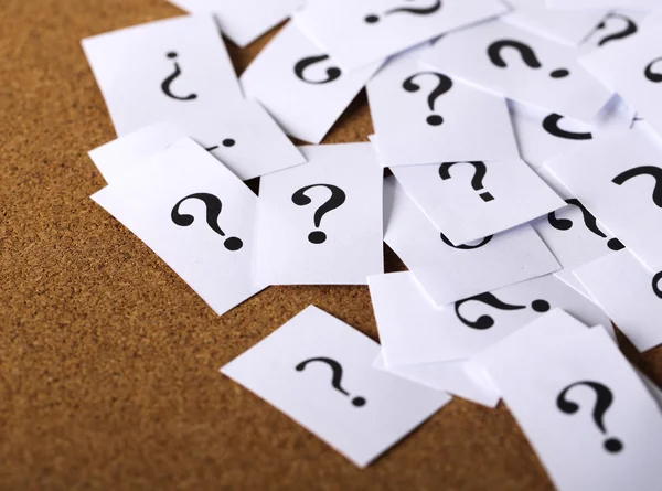 Question Mark Paper — Stock Photo, Image