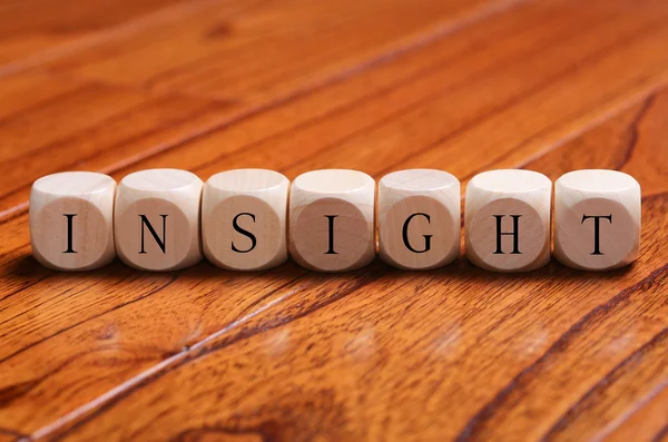 Concepto de palabra INSIGHT — Foto de Stock