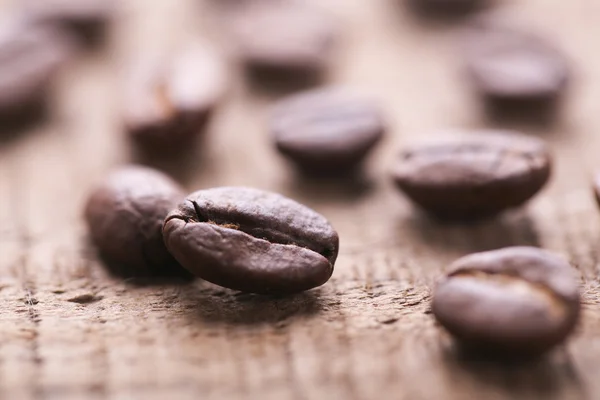 Coffee Beans On Wooden Background — Stock Photo, Image