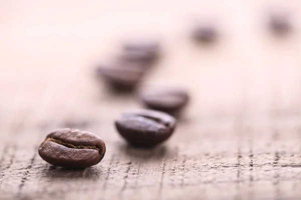 Coffee Beans On Wooden Background — Stock Photo, Image