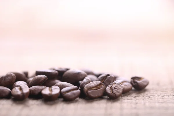 Coffee Beans On Wooden Background — Stock Photo, Image