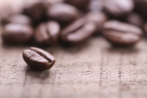 Coffee Beans On Wooden Background — Stock Photo, Image