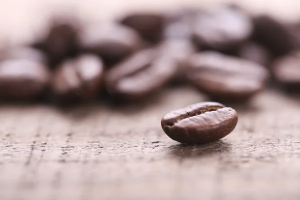 Coffee Beans On Wooden Background — Stock Photo, Image