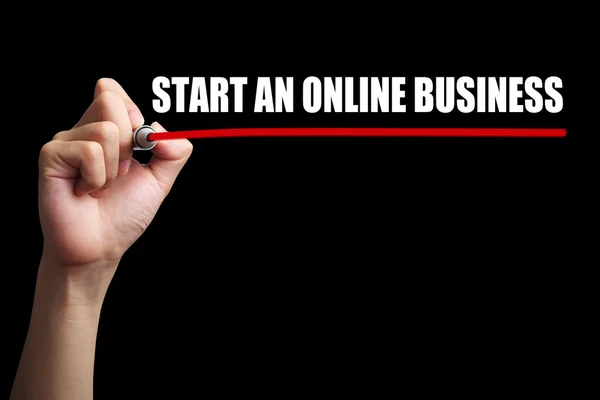 Start An Online Business — Stock Photo, Image