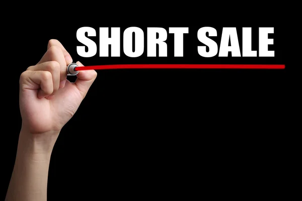 Short Sale Concept — Stock Photo, Image