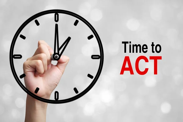 Time To Act Concept — Stock Photo, Image