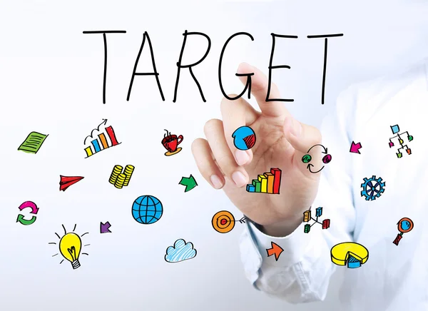 Concetto di business target — Foto Stock