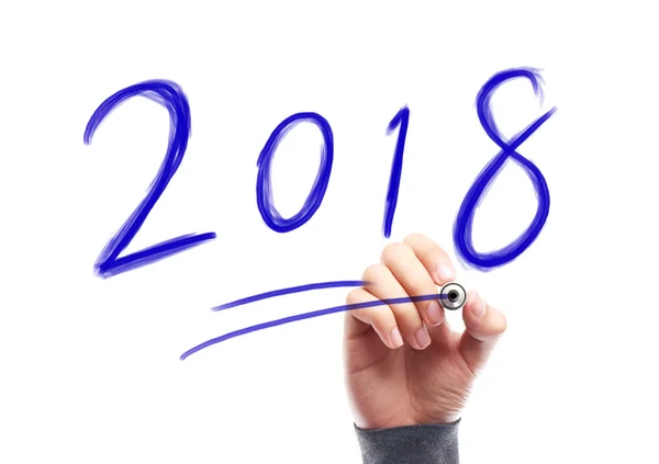 Year 2018 Ahead — Stock Photo, Image