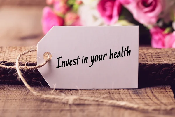 Investi nella tua salute — Foto Stock