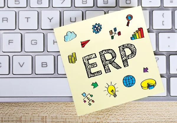 ERP Business Concept — Stock Photo, Image