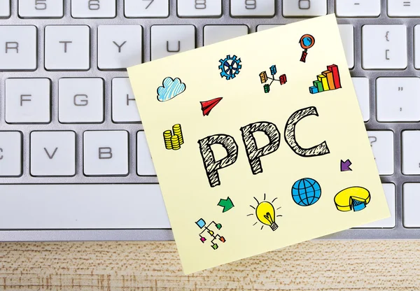 Concetto di affari di PPC — Foto Stock