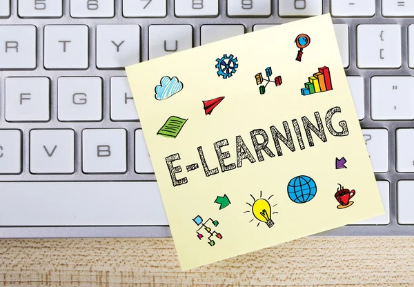Concept d'affaires e-learning — Photo