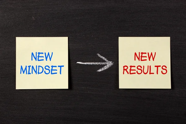 New Mindset and New Results — Stock Photo, Image